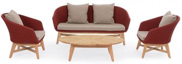 Комплект деревянной плетеной мебели Coachella