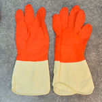 Перчатки латексные Биколор Люкс XL (белый+красный)