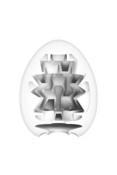 Мастурбатор-яйцо EGG Boxy (Цвет: молочный)