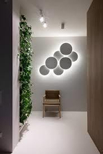 Wall design lamp Puck by Vibia (4 lampshade )