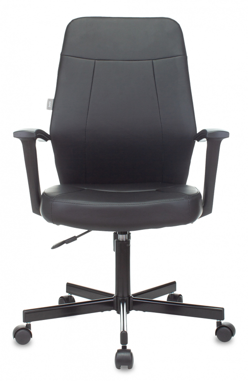 Кресло Бюрократ CH-605 черный эко.кожа крестов. металл черный