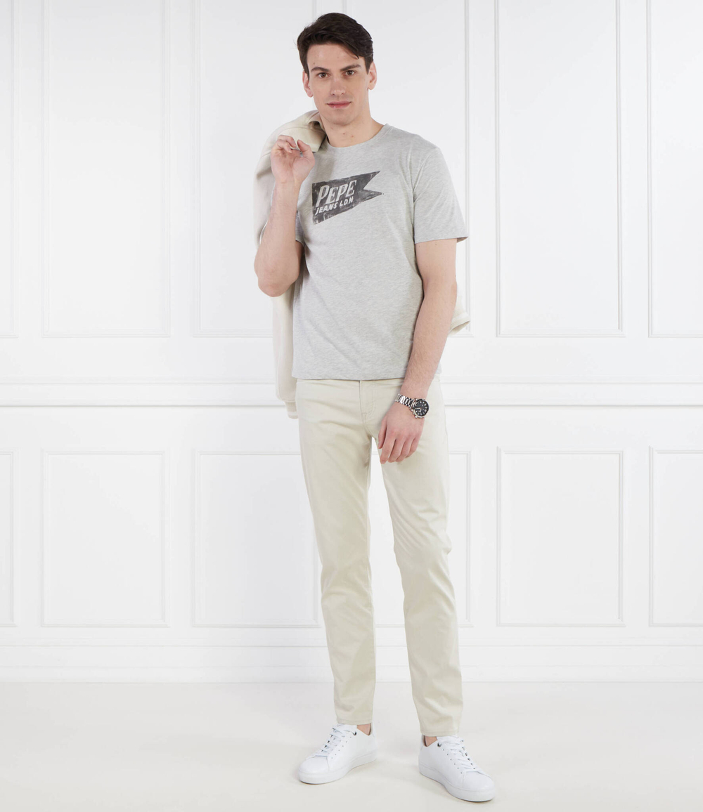 Футболка SINGLE CARDIFF Pepe Jeans London - серый(PM509401)