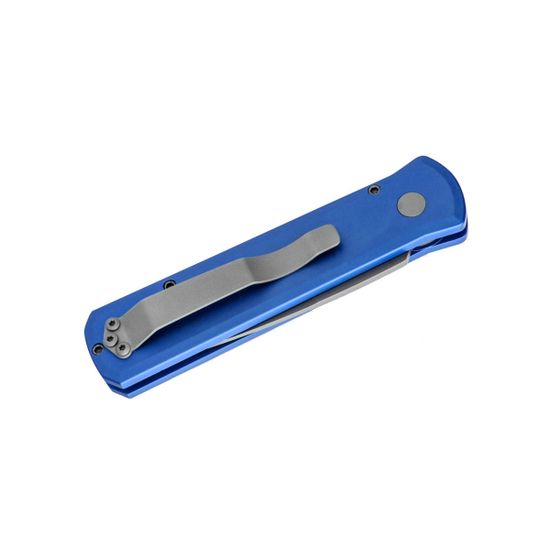Складной нож Pro-Tech GODSON 720-Blue c клинком из стали 154CM, рукоять алюминий