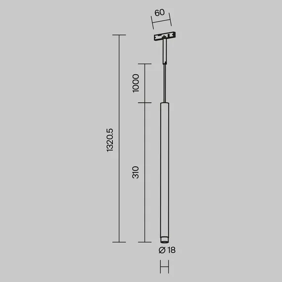 Трековый светильник Скольжение / Skim Levity 4000К 3Вт 36° Technical tr191-1-3w4k-m-bbs