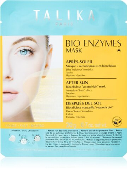 Talika Bio Enzymes Mask After Sun - успокаивающая тканевая маска после загара /  1 szt.   / GTIN 3139438550430