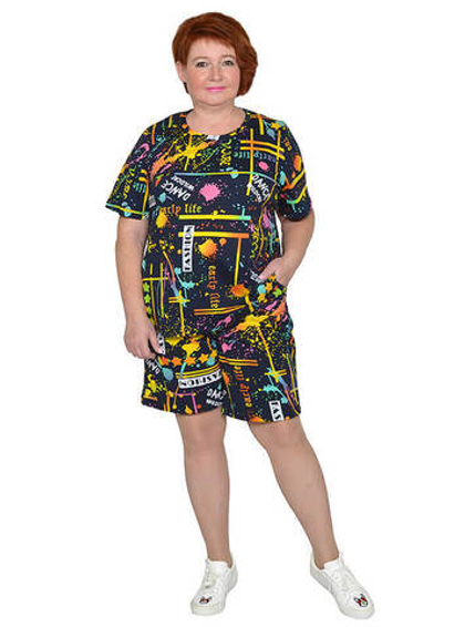 Шорты из хлопка Вечерний город