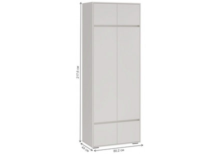 Шкаф Woodville Роут двухстворчатый кашемир