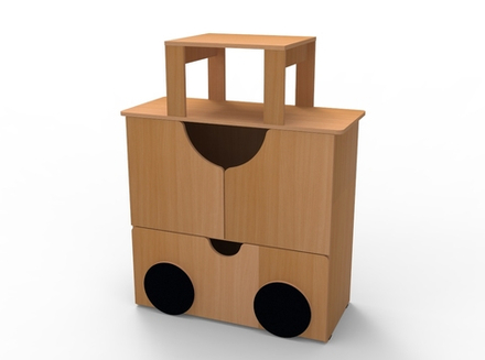 Стеллаж Паровозик П-4