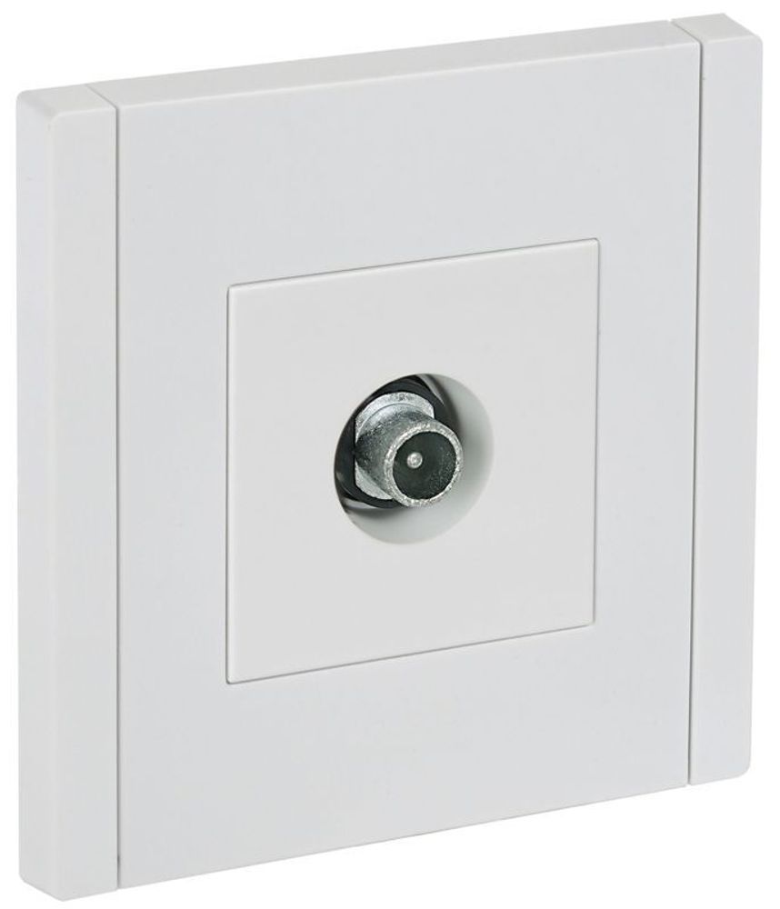 Розетка TV проходная FORTE&amp;PIANO FP229 бел. IEK FP-A10-P-K01