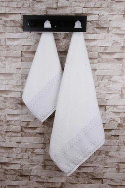 Полотенце 70х140 Arya home Fly белое