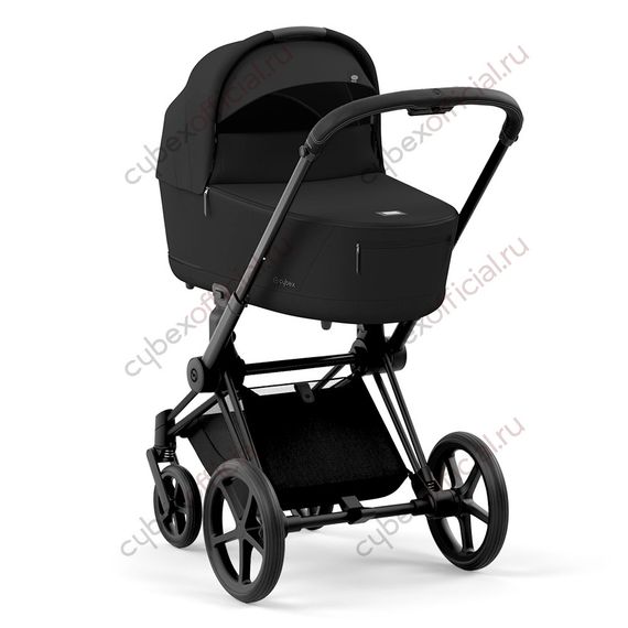 Коляска для новорожденных Cybex Priam IV Sepia Black шасси Matt Black