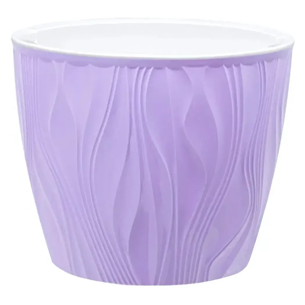 Кашпо для цветов пластиковое 3л d-18 см «Венеция» Лаванда