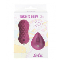 Фиолетовые вагинальные виброшарики 8,3см с пультом ДУ Lola Games Take It Easy Dea 9021-06lola