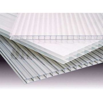 Сотовый поликарбонат 4 мм Green Stone прозрачный  2,1х6     0,67