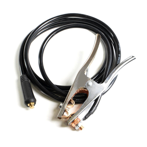 Кабель сварочный МЕДНЫЙ Sinica, зажим на массу 300А, 3 м, 16 кв. мм, 10-25, WGC16300-CU