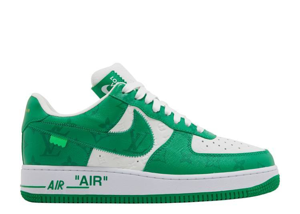 Louis Vuitton X Air Force 1 Low "White Gym Green"