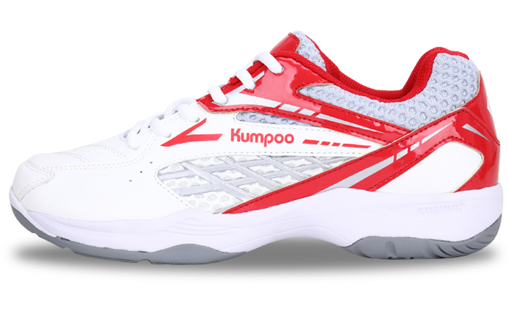 KUMPOO Textile, Synthetic Leather Cushioning Slip Resistant Abrasion Resistant Breathable Coverage Support Low top
