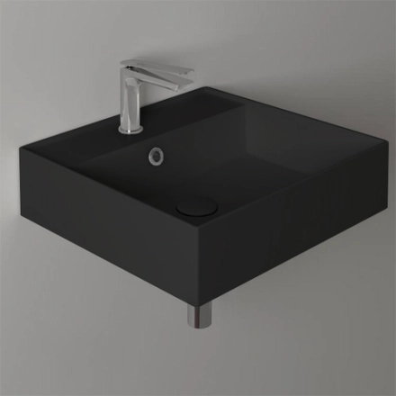 Раковина Simas Agile AG51 nero matt*1 51 см, цвет черный матовый