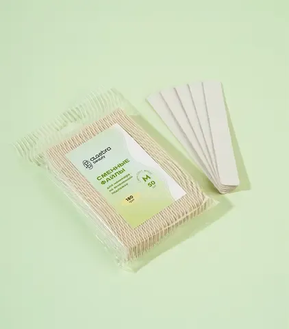 Сменные файлы на вспененной основе SOFT WHITE(мягкие белые), размер M 150 гритт