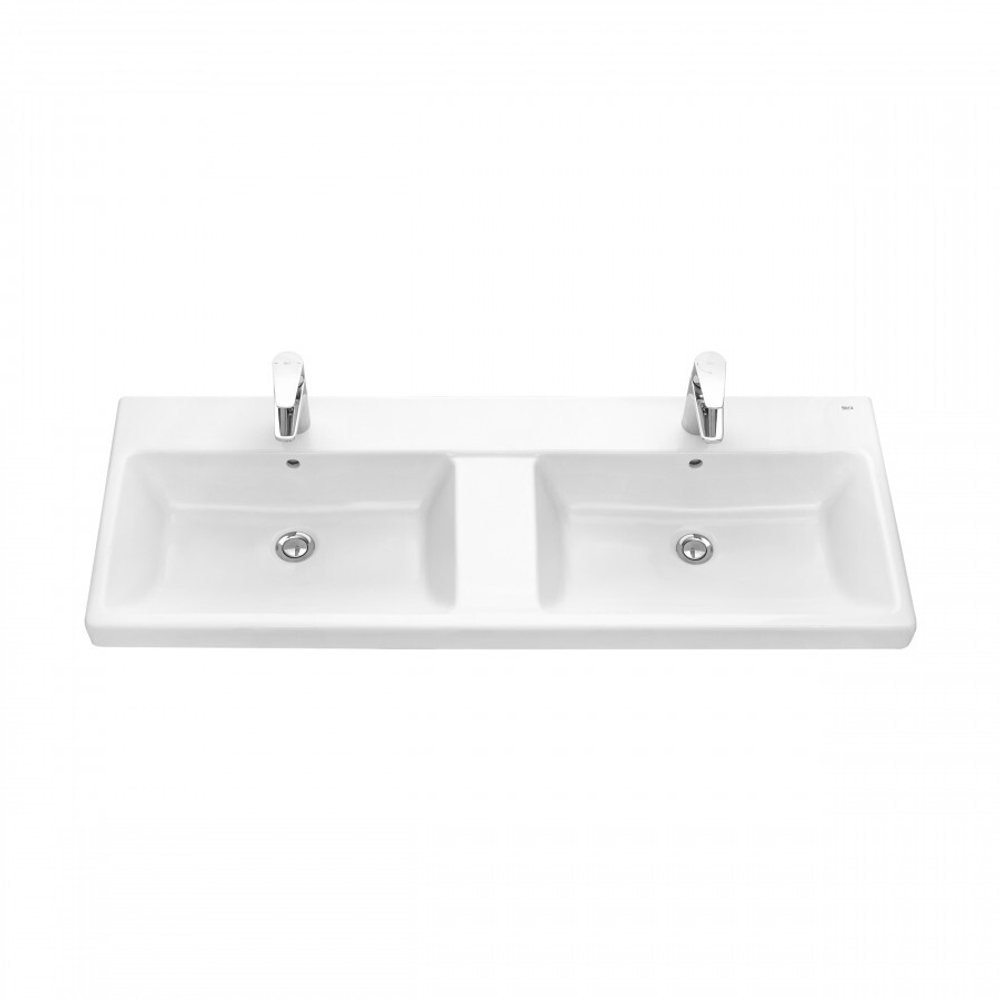 Раковина Roca The Gap 120х46, подвесная, 2 чаши A3270YS000