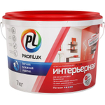 Краска интерьерная влагостойкая Profilux PL- 07А Супербелая 7 кг