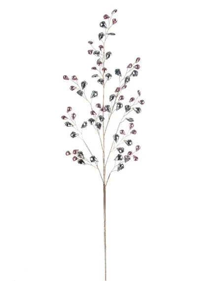 Ветвь из серебристо-розовых камней Цветущий сад 72 см., 1 шт., Karlsbach (10509)