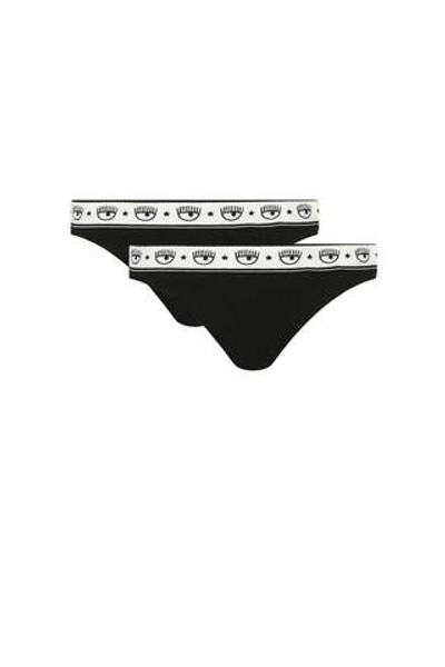 трусики 2 пары Chiara Ferragni - черный(4702 3224)