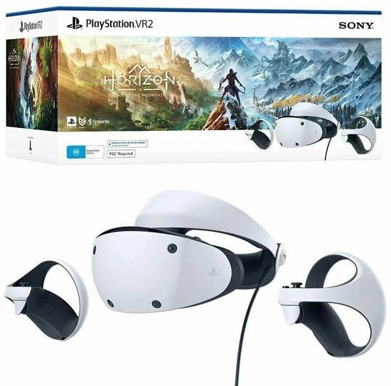 VR Sony PlayStation VR2, 120 Гц, с игрой Horizon Call of the mountain, белый