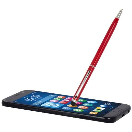 Ore aluminium ballpoint pen with stylus (blue ink)
