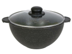 Казан 4л для плова Гранит black