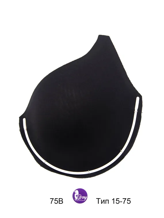 Чашки спейсер АМ-01, 75В-80А-70С-65D, черный 170