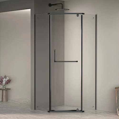 Душевой уголок RGW Passage PA-081B 100x100 35088100-14 стекло прозрачное/профиль черный