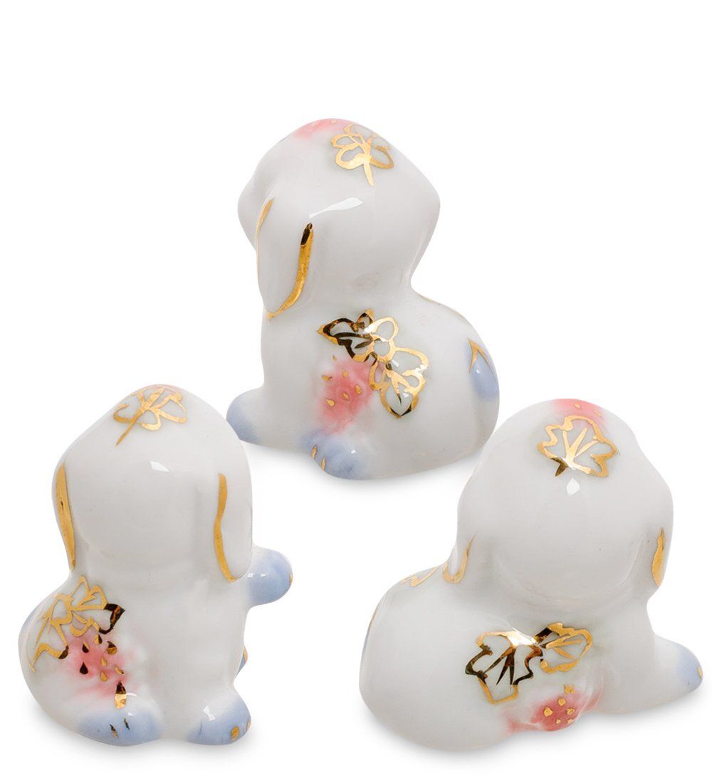 С 002 Фигурка «Три щенка» 1,5' роз. (GE)