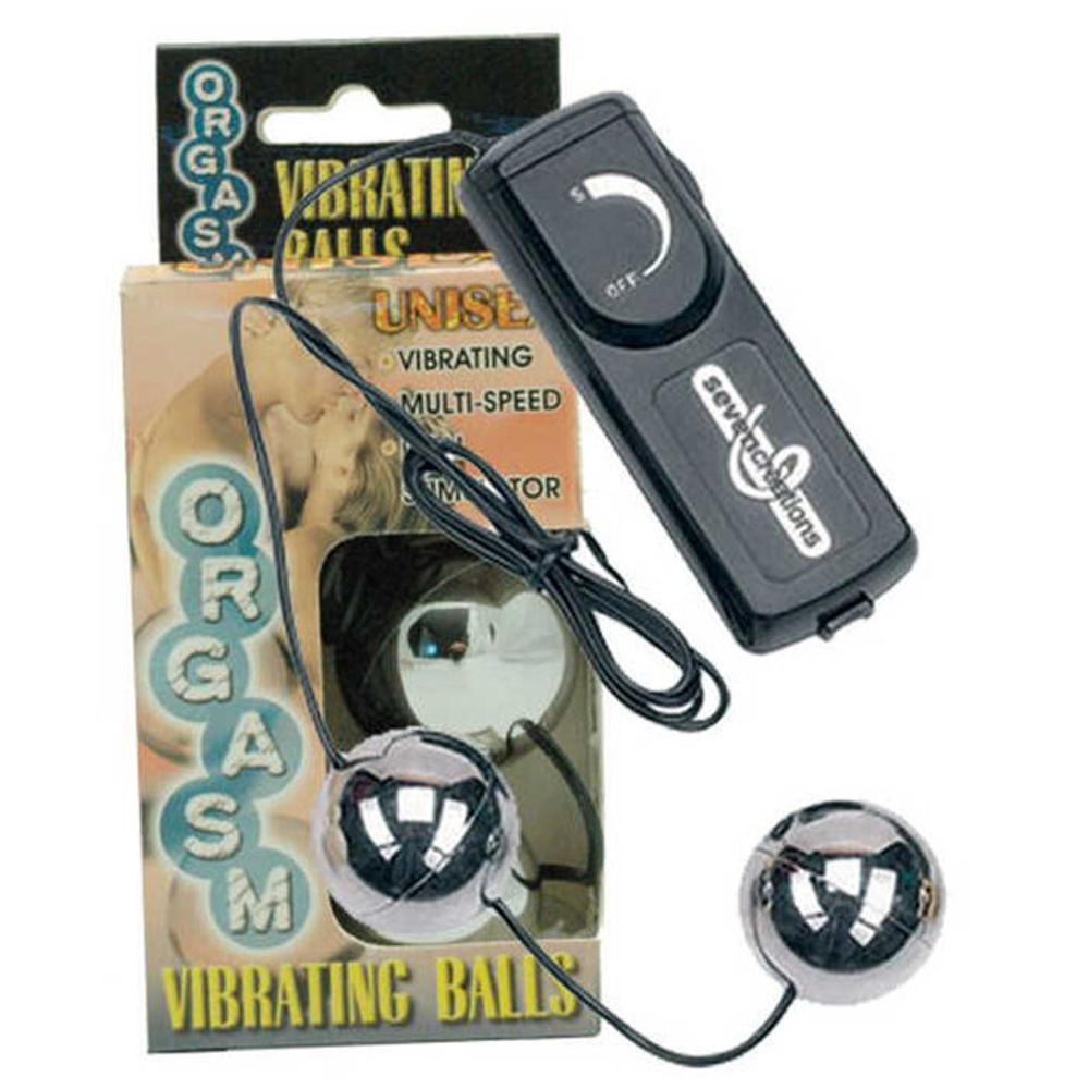 Виброшарики Orgasm Vibrating Balls (серебряный ) (Цвет: серебряный)