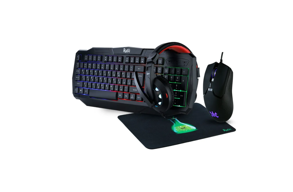 Клавиатура+мышь+гарнитура+коврик Smartbuy SBC-775G-K
