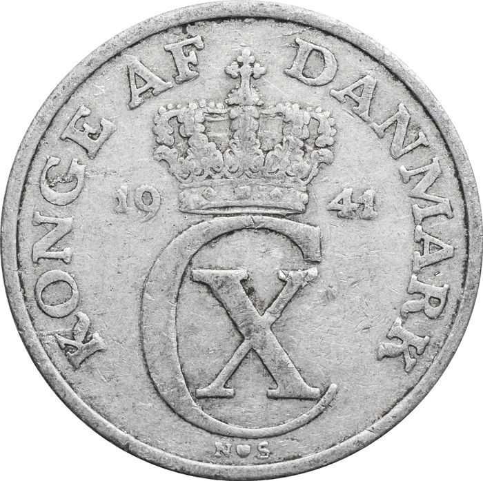 5 эре 1941 Дания VF