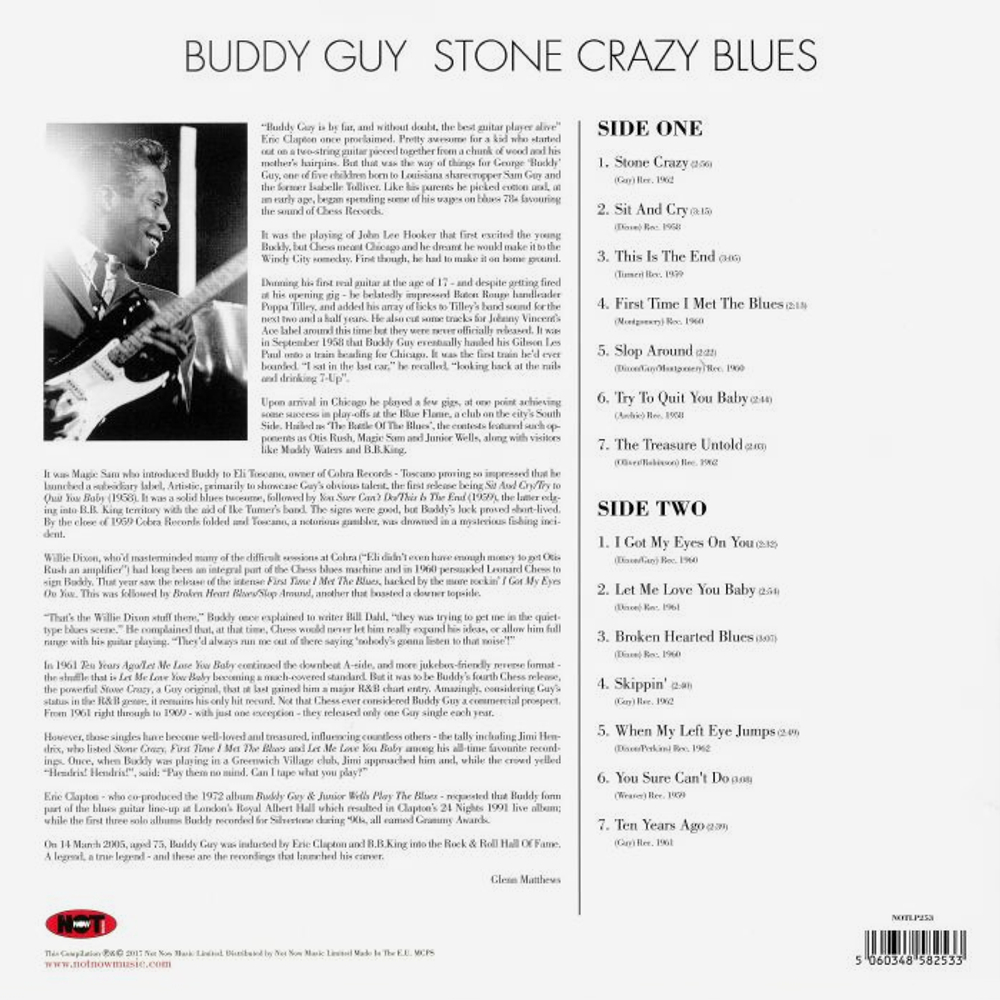 Buddy Guy / Stone Crazy Blues (Coloured Vinyl)(LP)