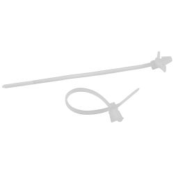 Хомут анкерный нейлоновый ЭРА NO-225-215 2.5 х 100 мм белый 50 штук | Хомуты анкерные