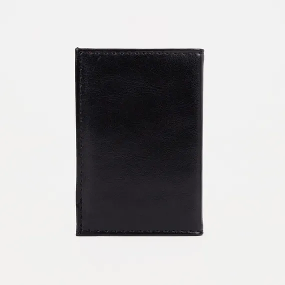 Визитница без застёжки, 18 листов, цвет чёрный