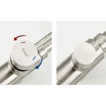 Смеситель для кухни, Frap, с картриджем, подкл к фильтр, нерж, F43899-1