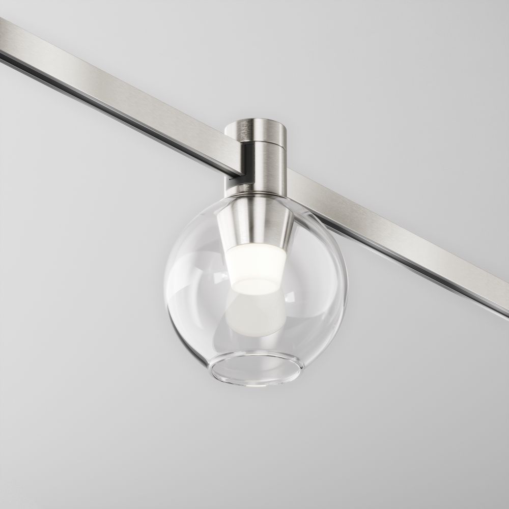 Трековый магнитный светодиодный светильник Maytoni Flarity Bubble TR148-1-3W4K-PT