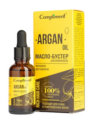 Compliment Rich Hair Care Масло-бустер для кончиков волос Интенсивное восстановление ARGAN OIL