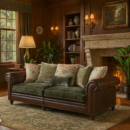 Диван "Корнер Олива" макси