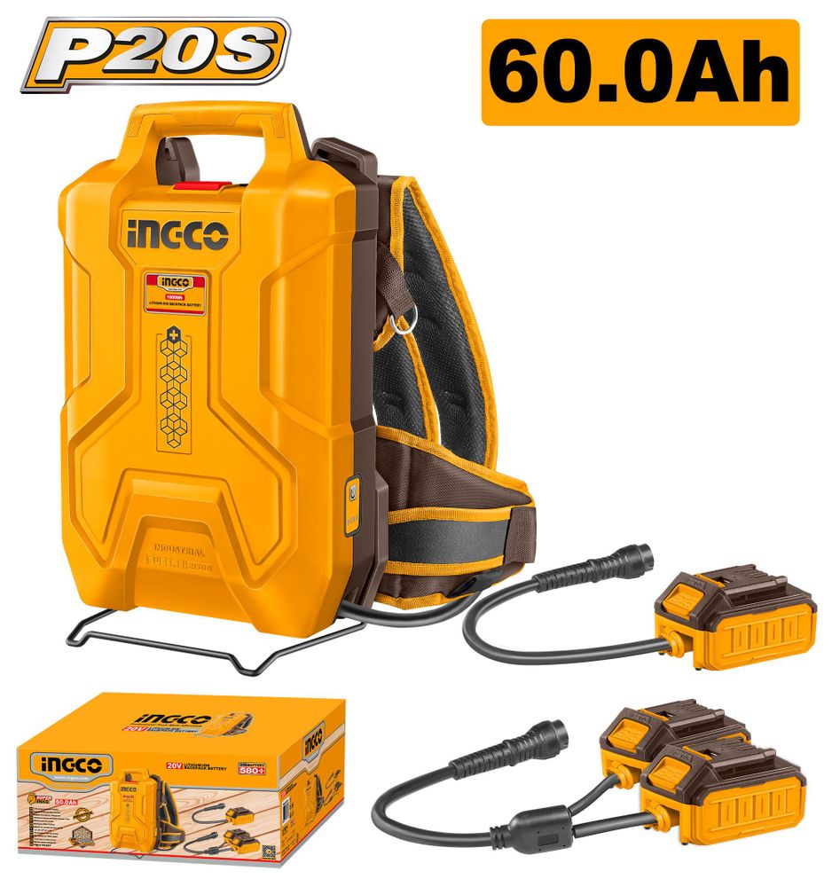 Ранцевая аккумуляторная батарея INGCO FBLI241110 INDUSTRIAL 60 Ач