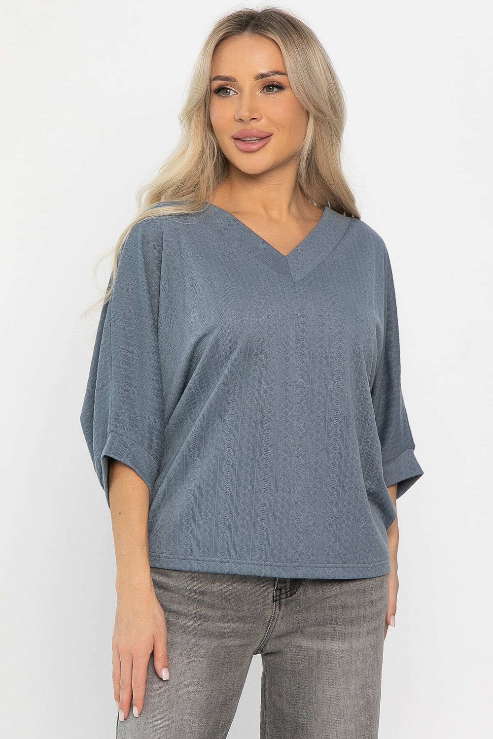 Джемпер трикотажный Джорджина (джинс) Б14247-12М LT Collection