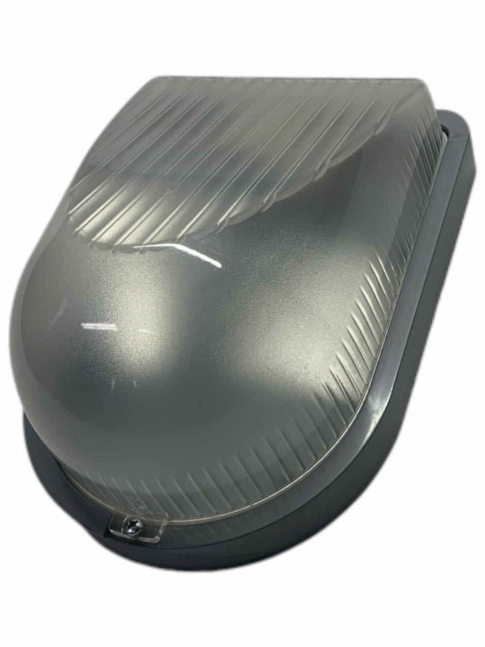 ABS серия. Светильник настенный влагозащищенный IP54, E27, ударопрочный поликарбонат, для гаража, мастерской и подвала, серый