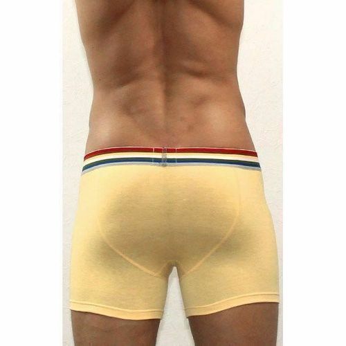 Мужские трусы боксеры завышенные желтые Paul Smith Yellow