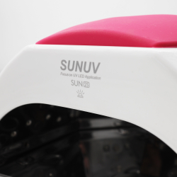 Лампа УФ SUN-2S для сушки ногтей с кварцевыми диодами (с металлическим внутренним корпусом) белая