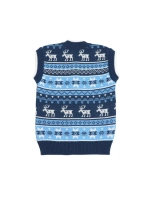 Жилетка вязаная на молнии