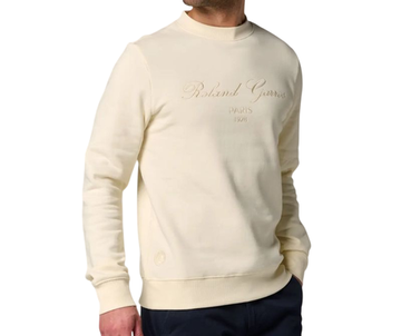 Мужская теннисная кофта Roland Garros Sporty Chic Titouan - экрю